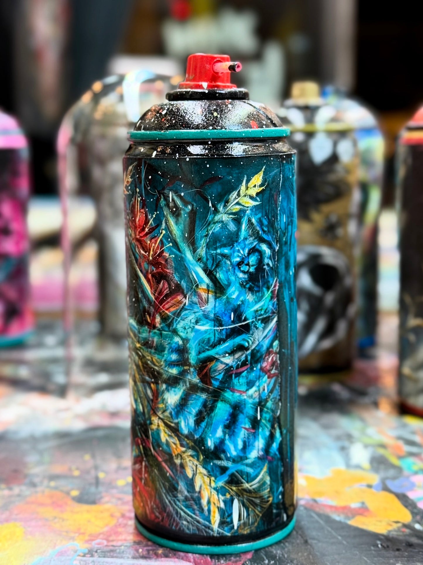 Bombe aérosol Rêverie turquoise