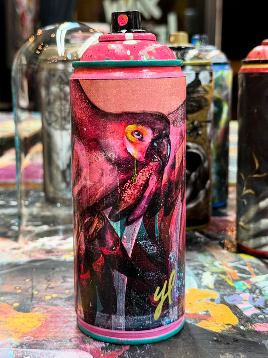 Bombe aérosol Perroquet pinky