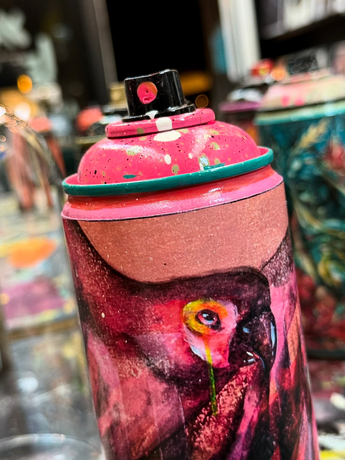 Bombe aérosol Perroquet pinky