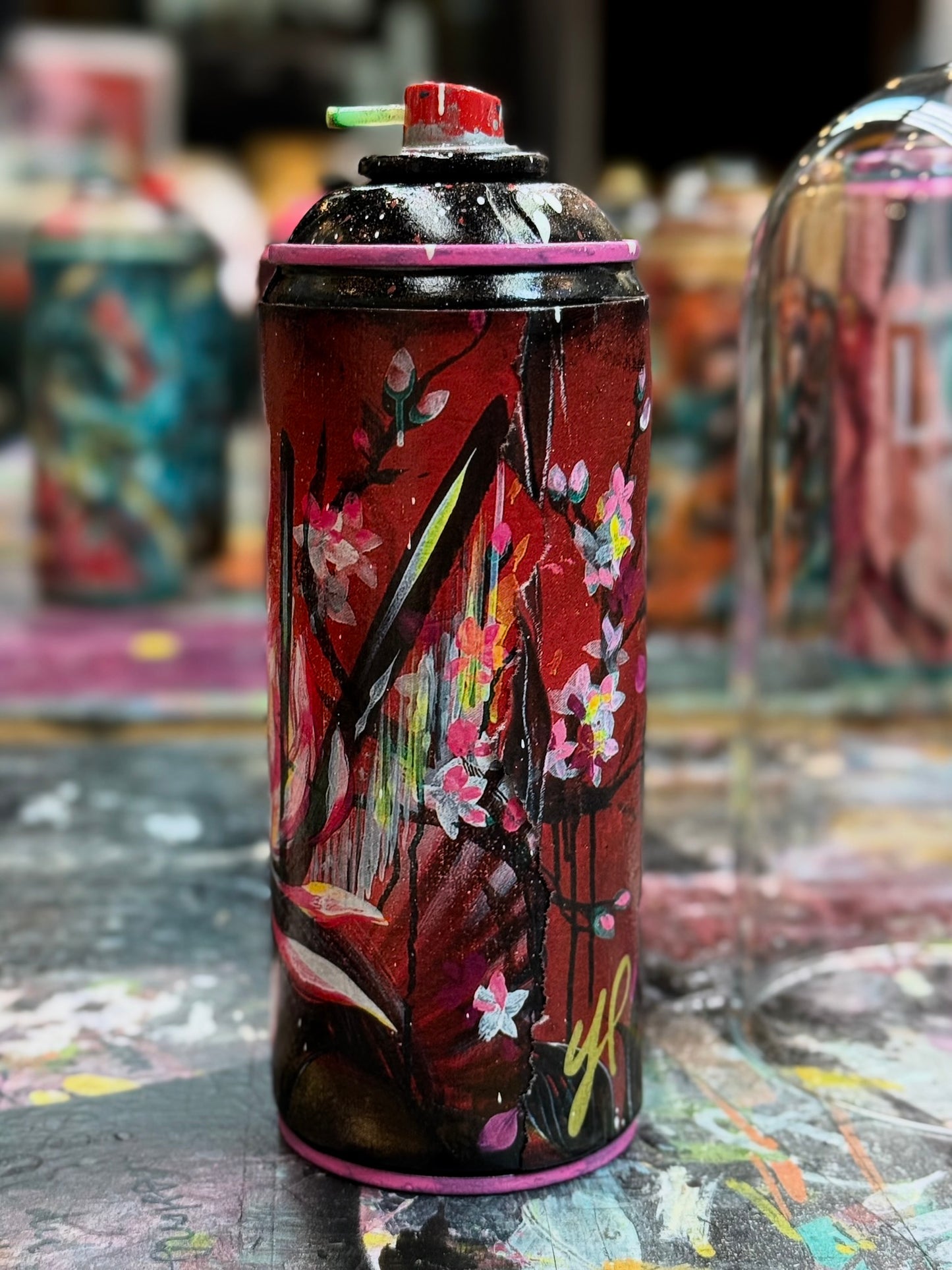 Bombe aérosol Pivoines japonaises