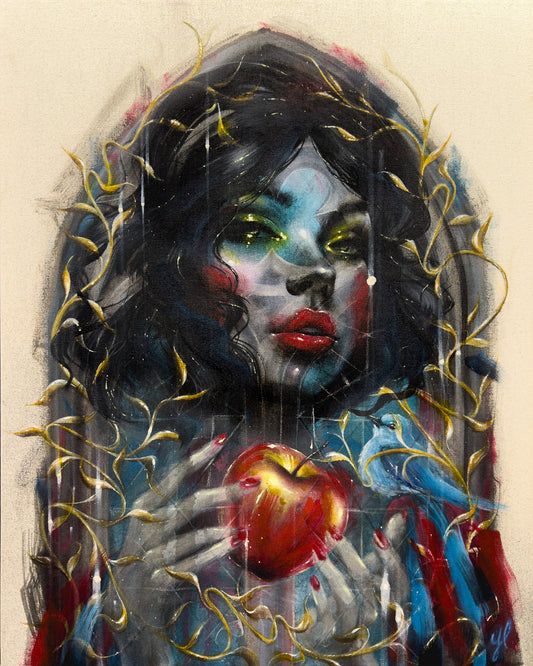 White as snow, red as blood, black as ebony