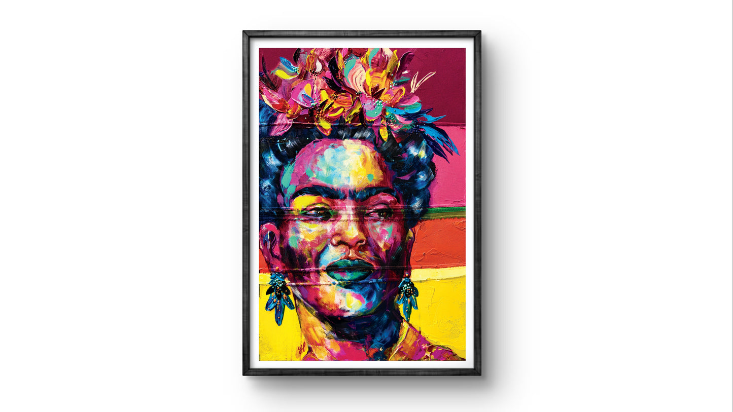 Frida Just Wanna Have Fun Art Print