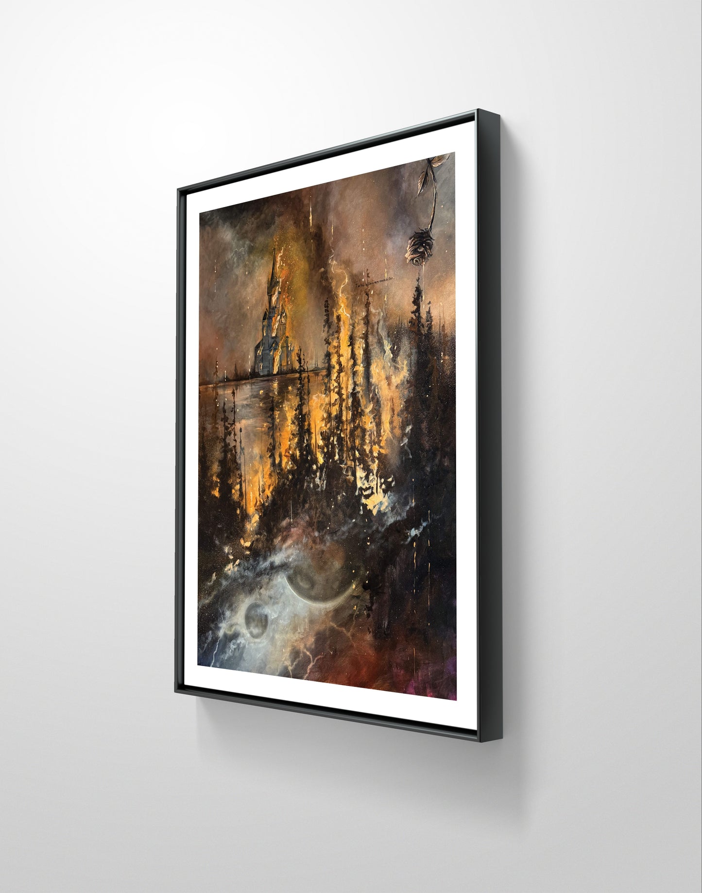 You set my fairy tale on fire Art Print